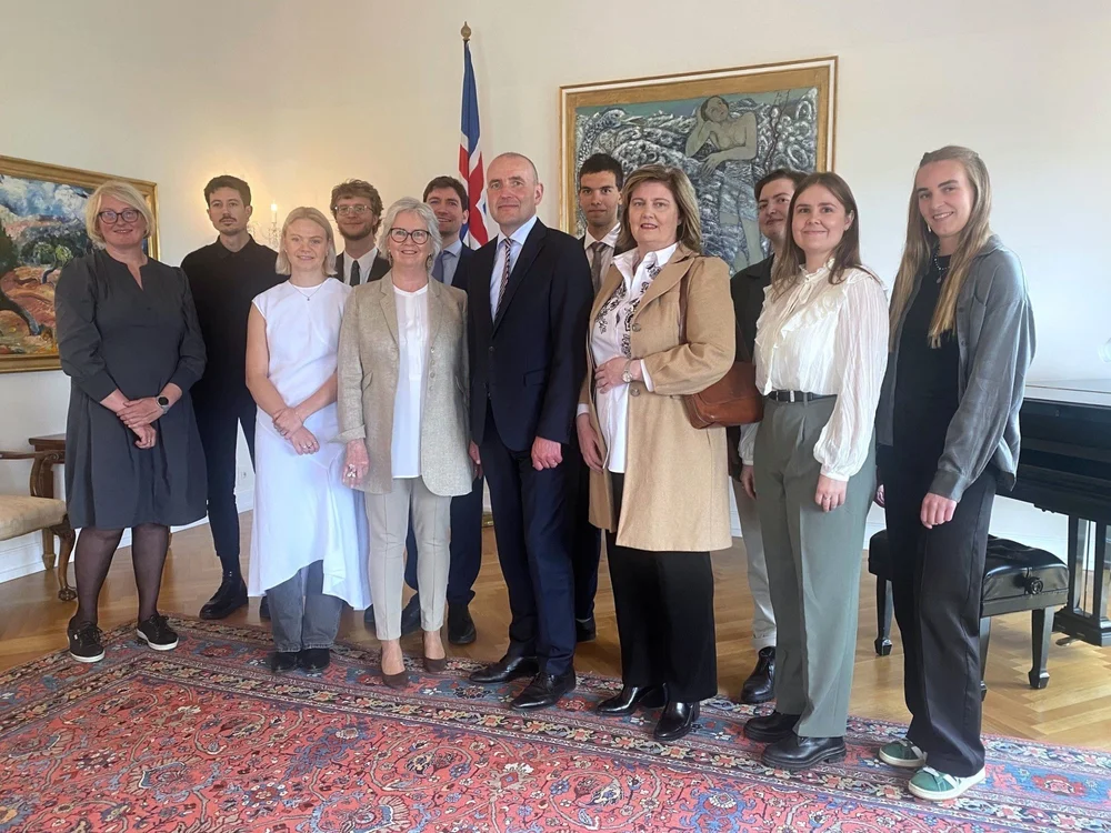 LEF scholars visiting Bessastaðir